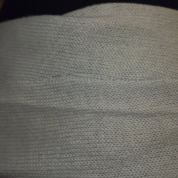 Halogen‎ Cashmere V neck long light sweater mint green Sz L - Picture 8 of 9